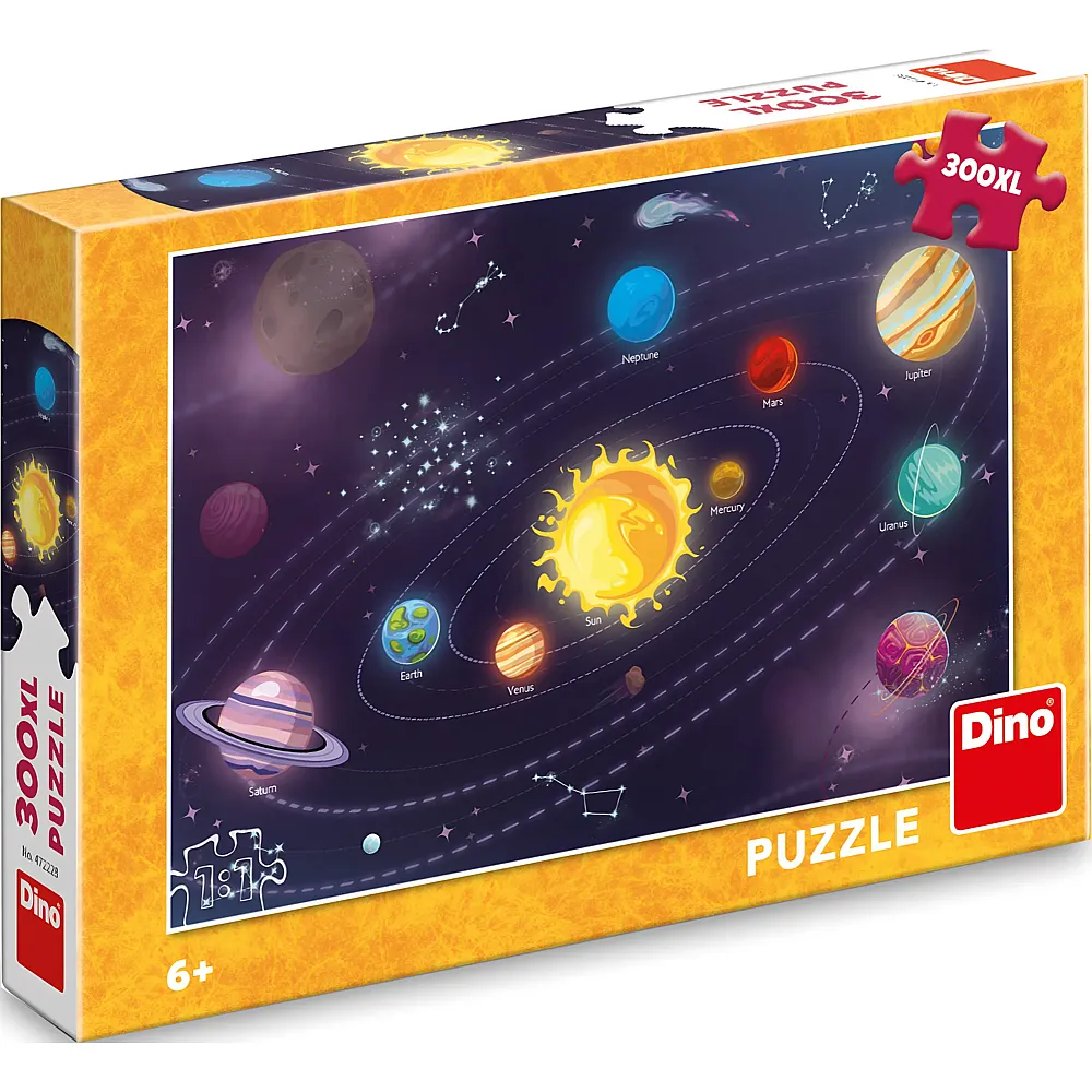 Dino Puzzle Solar System - 300 Teile