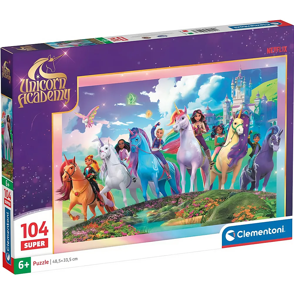 Clementoni Puzzle Unicorn Academy - 104 Teile