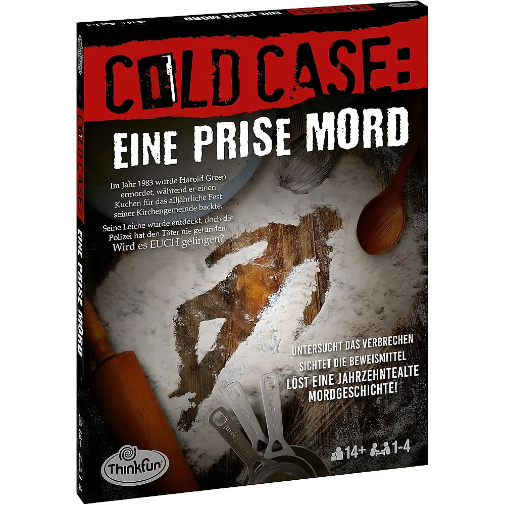 Thinkfun ColdCase - Eine Prise Mord - Deutsch