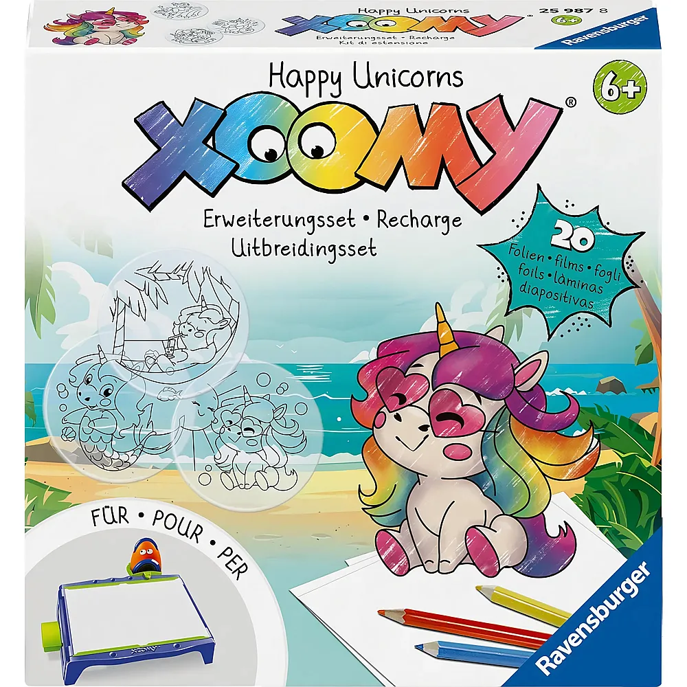Ravensburger Xoomy Erweiterungsset Happy Unicorn
