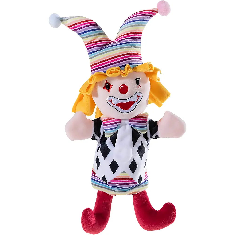 meinspielzeug - Heunec Handspielpuppe Clown - 24 cm | Handpuppen