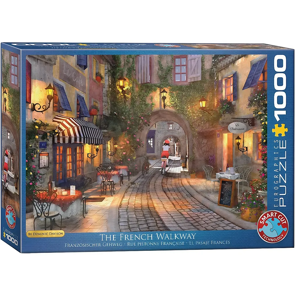 meinspielzeug - Eurographics Puzzle Dominic Davison - The French Walkway 1000Teile | Puzzle 1000 Teile