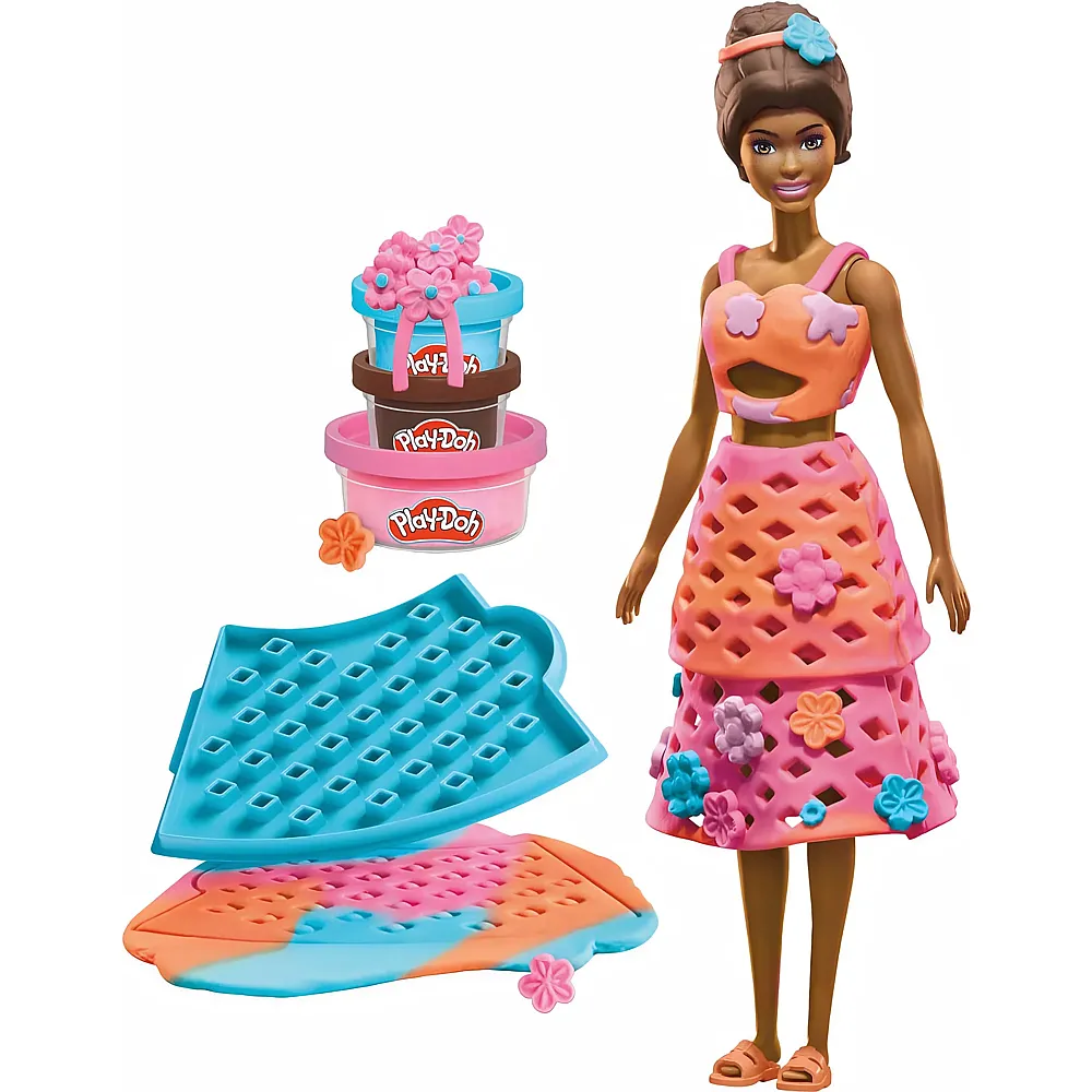 Hasbro Play-Doh Barbie Strandtag - 3 Tont�pfe