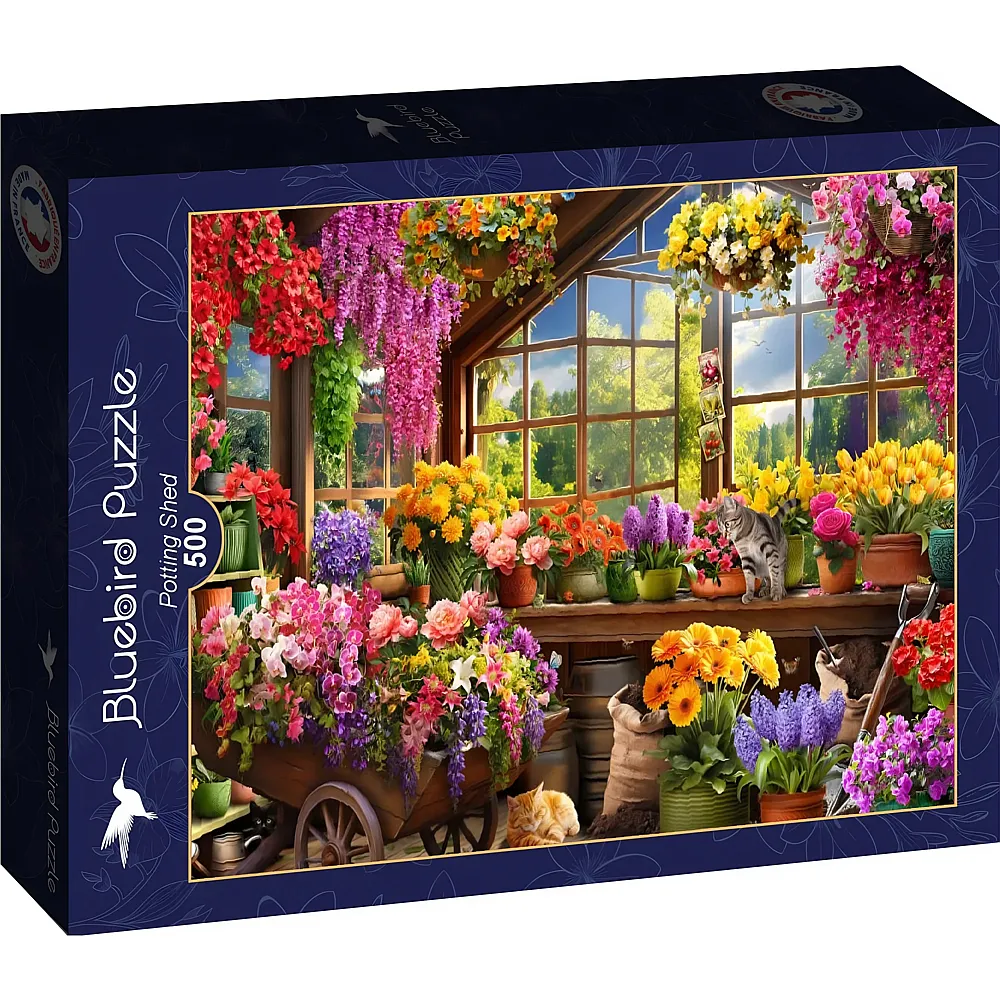 Bluebird Puzzle T�pferschuppen 500Teile
