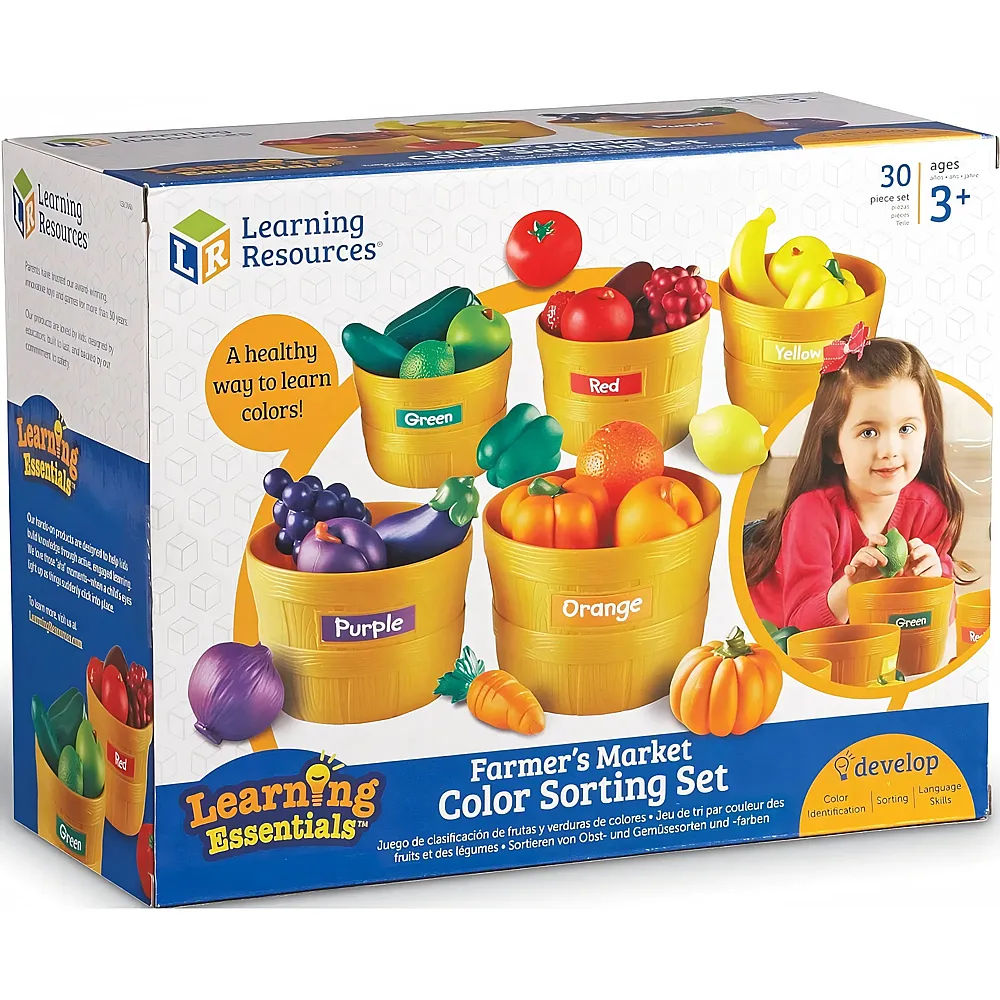 Learning Resources Farbsortierset Bauernmarkt