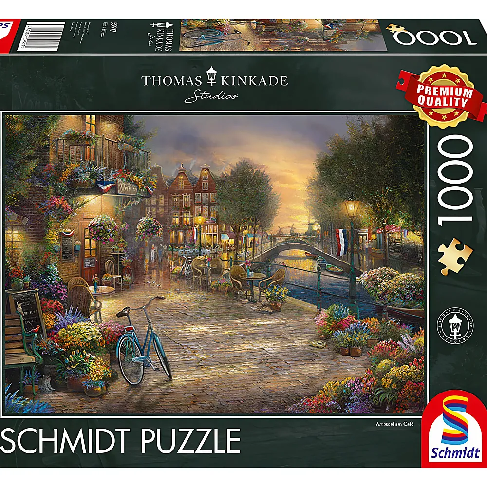 Schmidt Puzzle Thomas Kinkade Amsterdam 1000Teile