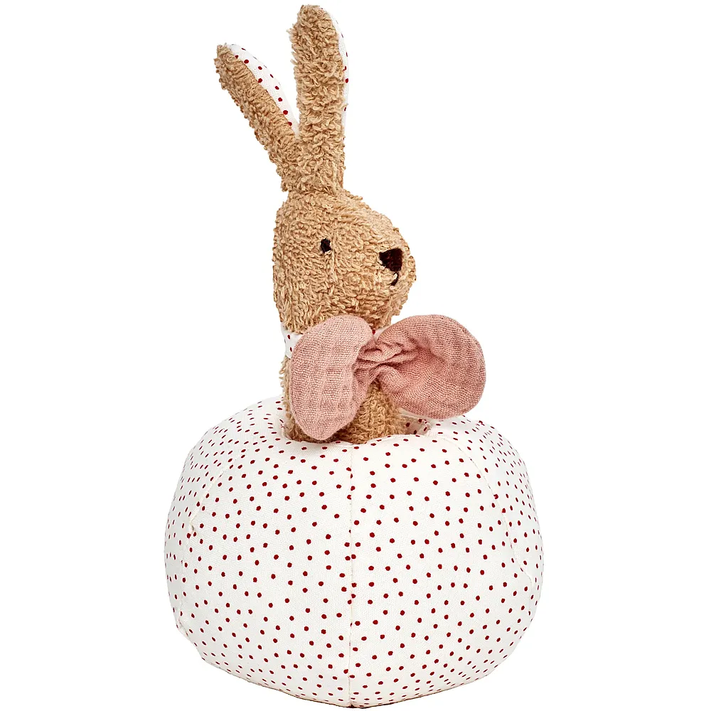 K�the Kruse Baby Holly Hase Rassel & Ball - 14 cm | B�lle & W�rfel