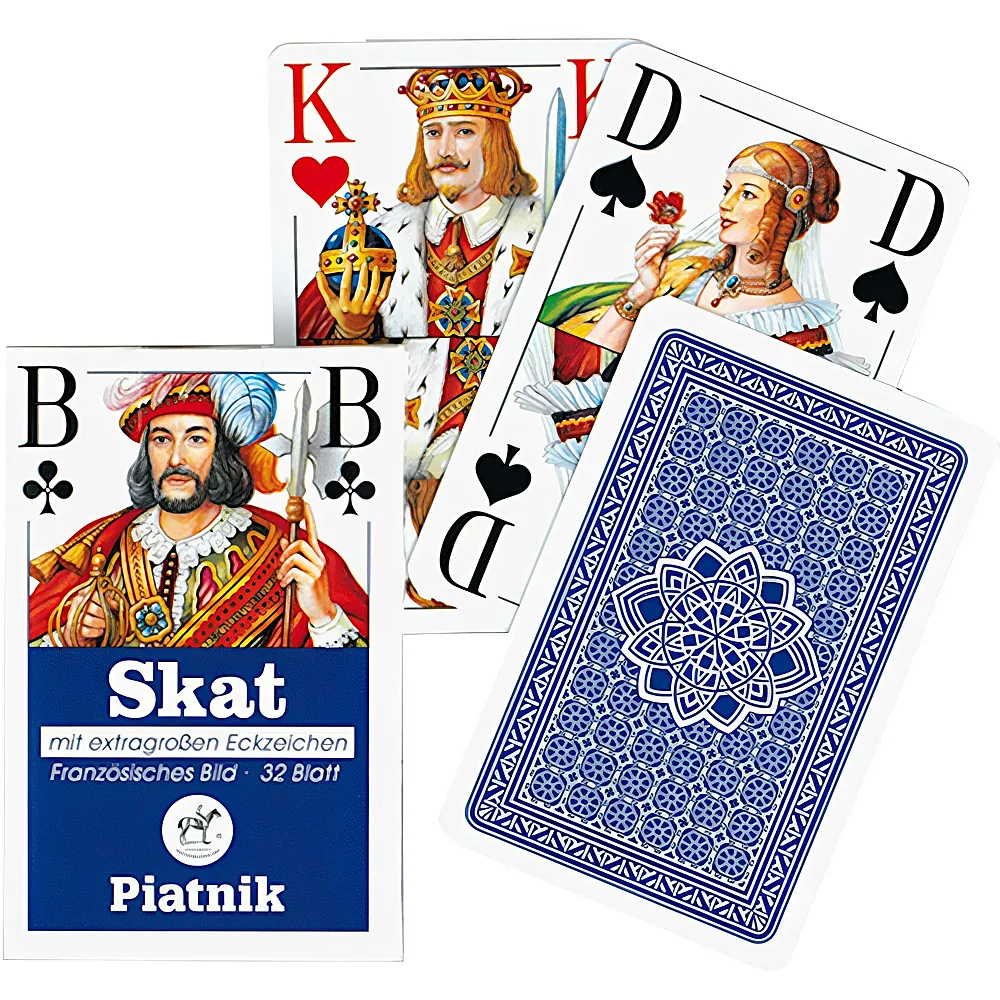 Piatnik Spiele Skat, grosse Eckzeichen | Jassen