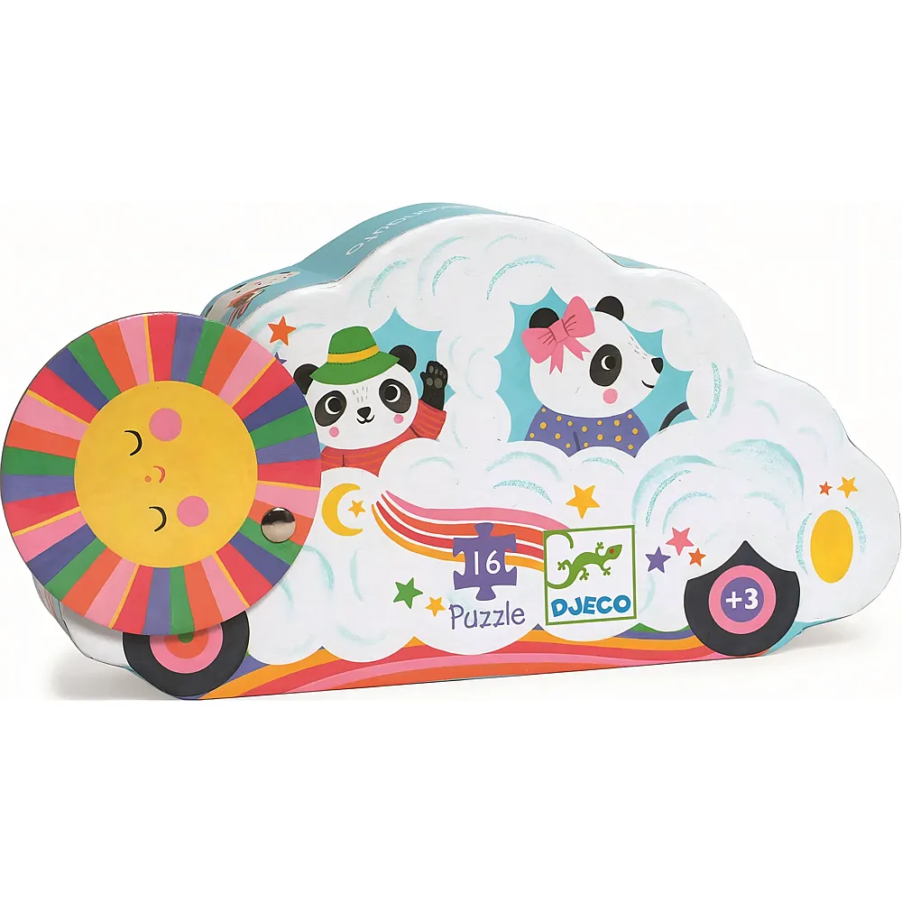 Djeco Puzzle Wolkenauto 16 Teile