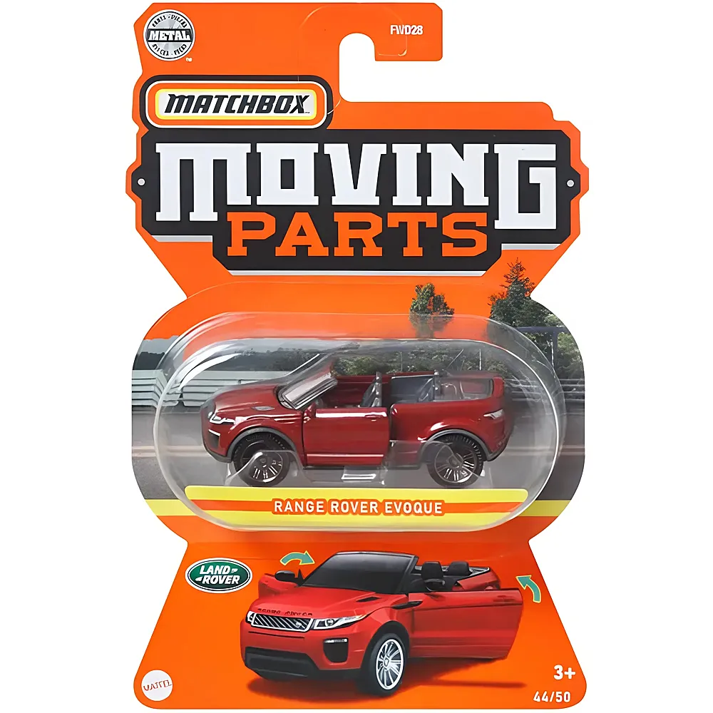 Matchbox Moving Parts Range Rover Evoque 1:64 | Spielzeugauto