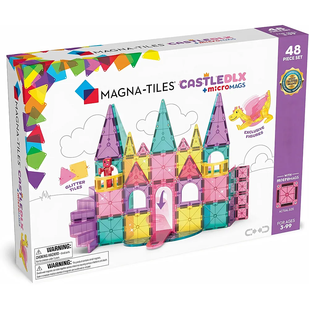 Magna-Tiles Schloss Deluxe - 48 Teile