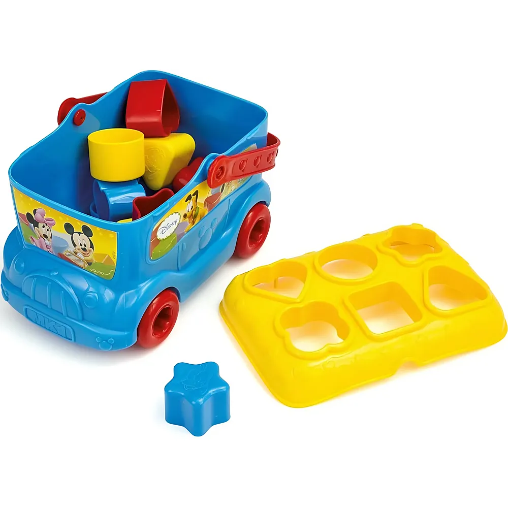 Clementoni Mickey Mouse Sortierbus mit Baby Mickey
