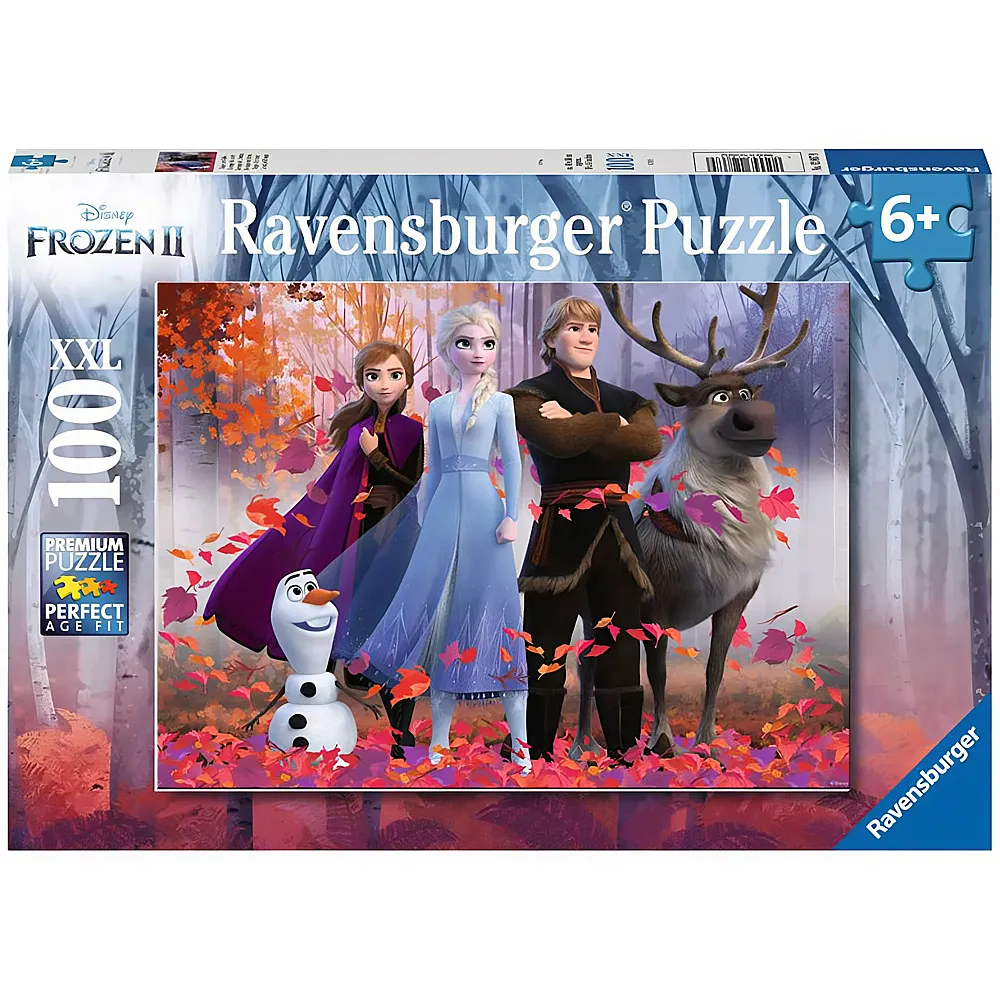Ravensburger Puzzle Disney Frozen Magie des Waldes 100XXL