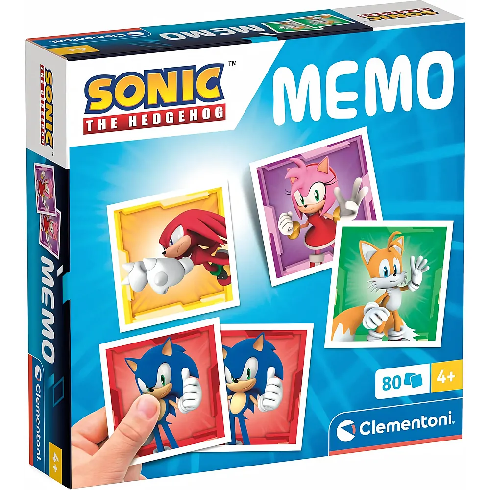 Clementoni Spiele Memo Sonic