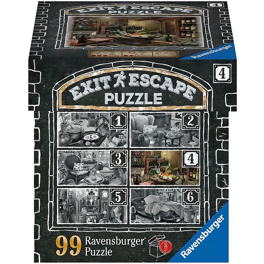 Ravensburger Puzzle Escape Weinkeller - 99 Teile