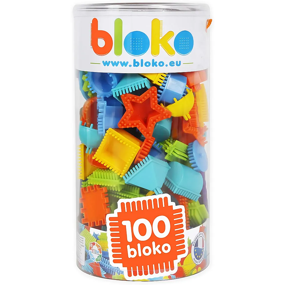 Boti Bloko Nopper Bausteine Classic, 100 Stk.
