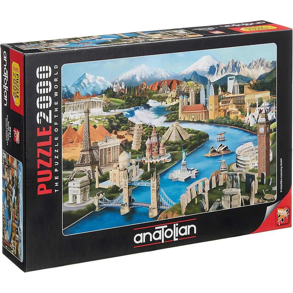 Anatolian Puzzle Popular Landmarks - 2000 Teile