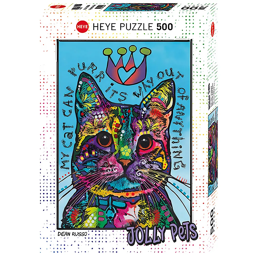 HEYE Puzzle My Cat Can Purr 500Teile | Puzzle 500 Teile