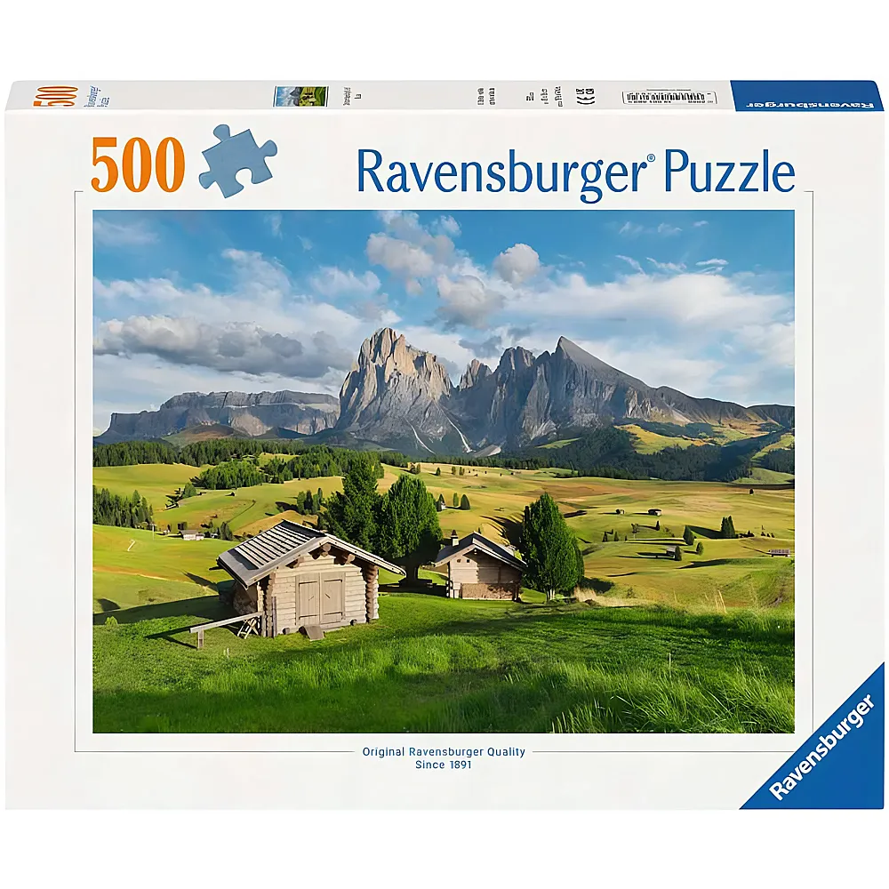 Ravensburger Puzzle Dolomitenidyll of Siusi 500Teile