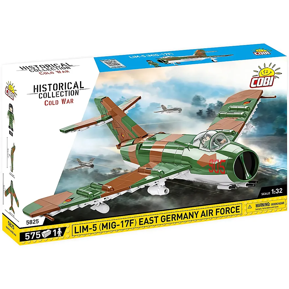 COBI Historical Collection Lim-5 MiG-17F East Germany Air Force 5825