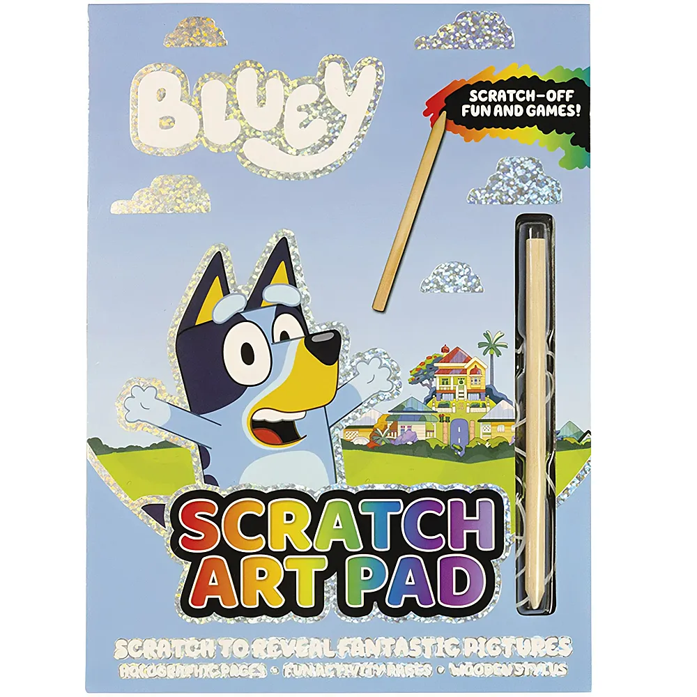 Totum Bluey Scratch Pad mit Spielen
