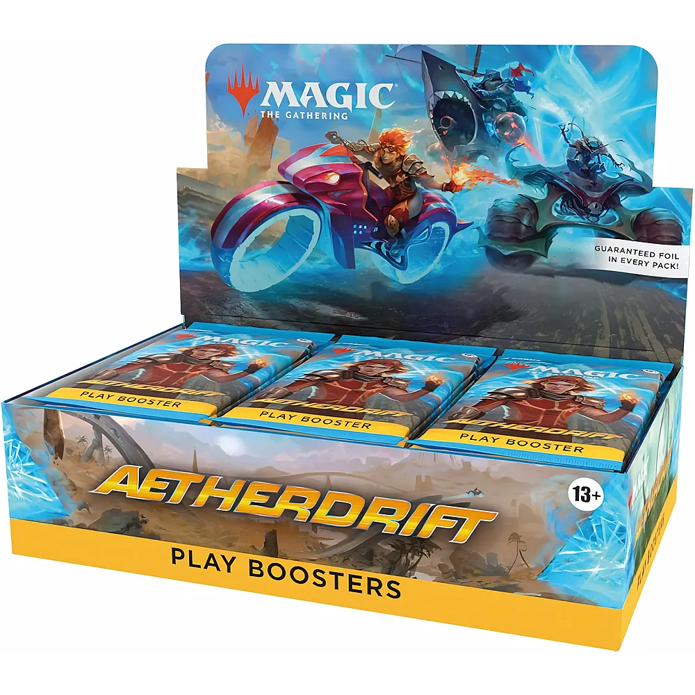 Magic The Gathering Aetherdrift Play Booster Box 30 Packs - Englisch - Sammelkarten TCG