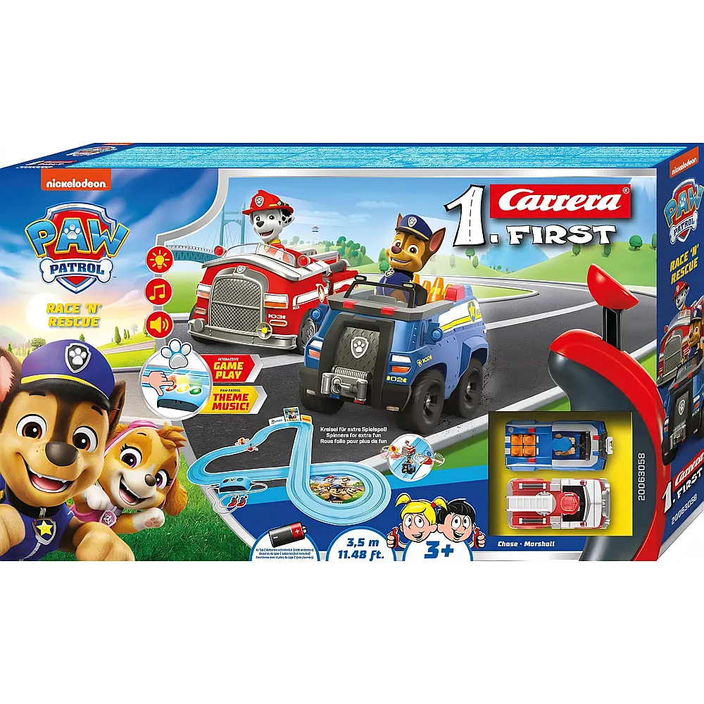 Carrera First Paw Patrol  Race 'N' Rescue 3,5m