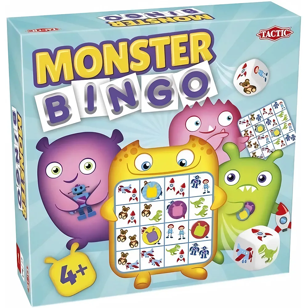 Tactic Spiele Monster-Bingo - Franz�sisch - Marken