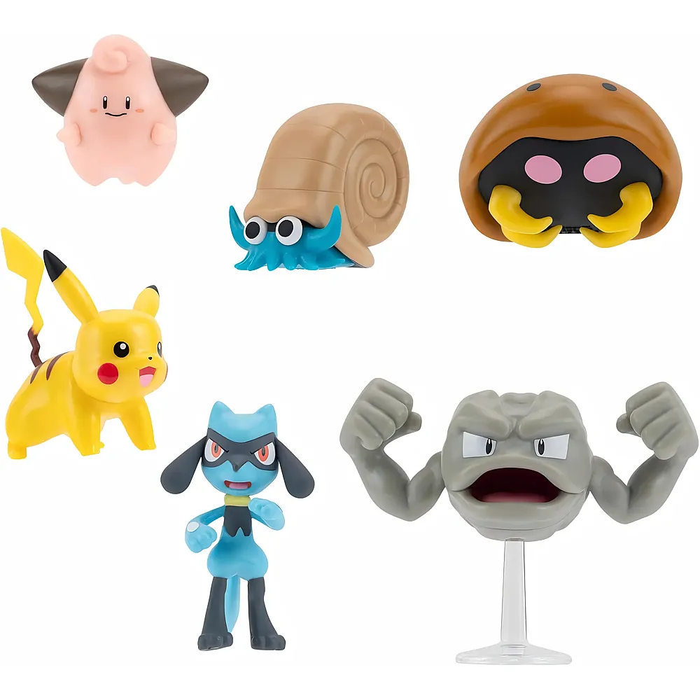 Jazwares Pok�mon Battle Figuren 6Pack ass