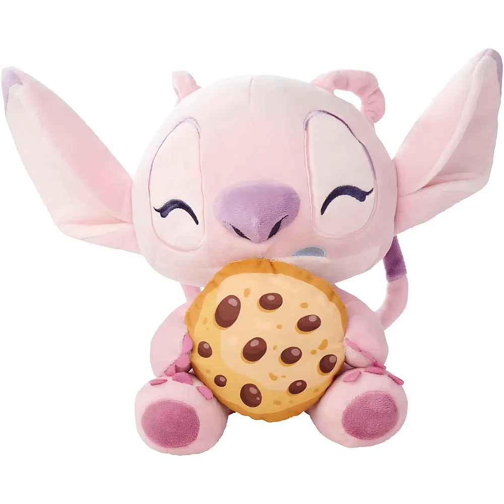 meinspielzeug - Simba Pl�sch Angel mit Cookie - 25 cm Lilo & Stitch | Lizenzfiguren Pl�sch