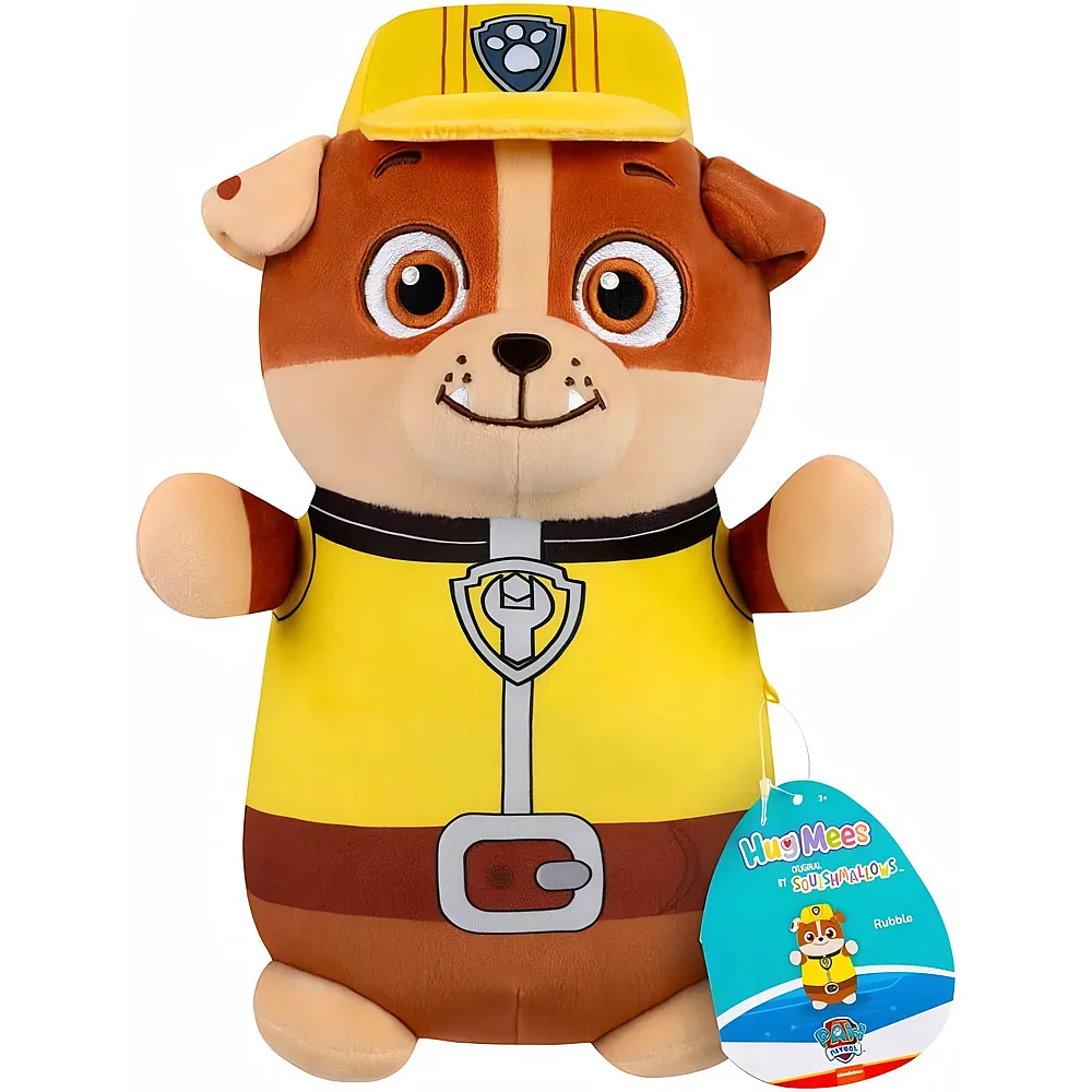 Squishmallows HugMees Paw Patrol Rubble - 25 cm | Lizenzfiguren Pl�sch