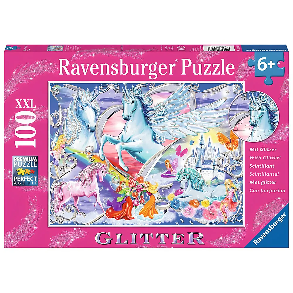 Ravensburger Puzzle Die schnsten Einhrner 100XXL