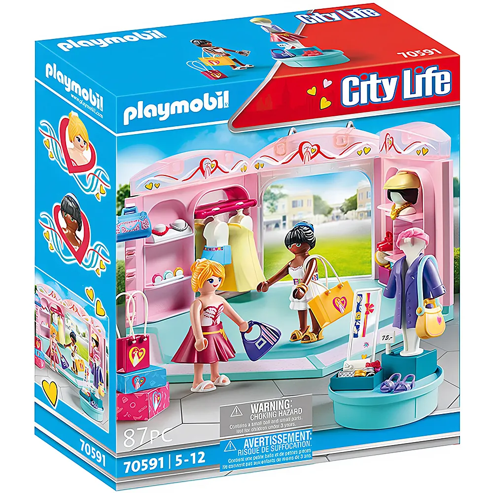 PLAYMOBIL City Life Fashion Store 70591