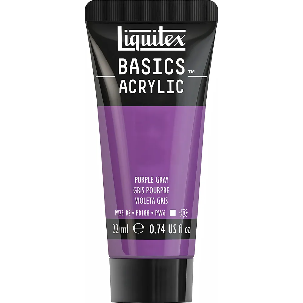 Liquitex Lqx Basics Acrylfarbe 22ml Tube Lilagrau