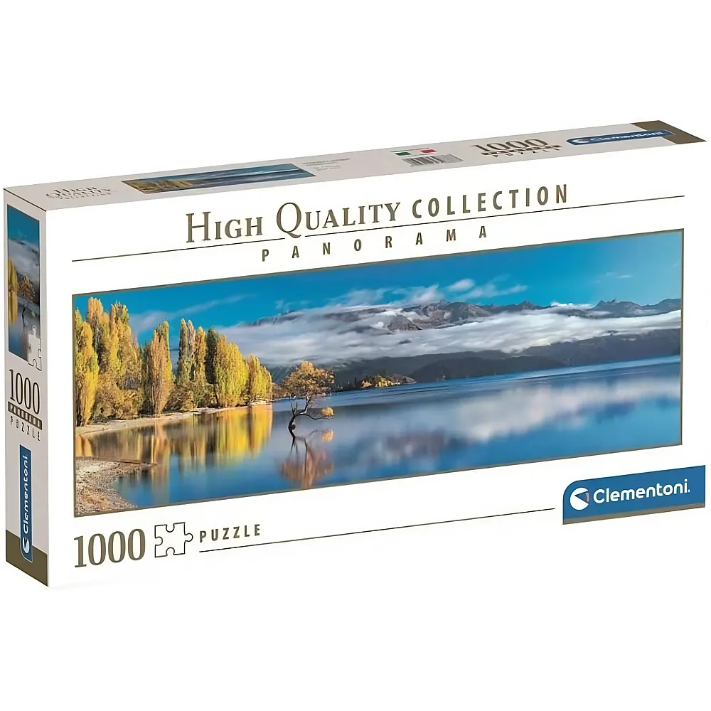meinspielzeug - Clementoni Puzzle Panorama Wanakas goldene Reflexionen 1000Teile | Puzzle 1000 Teile