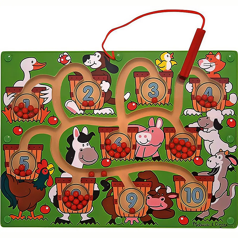 Melissa & Doug Magnetisches Spiel - Zahlenlabyrinth