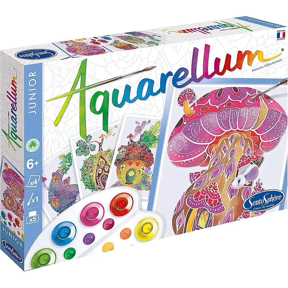 Sentosphere Aquarellum Junior Aquarell-Mal-Set H�uschen