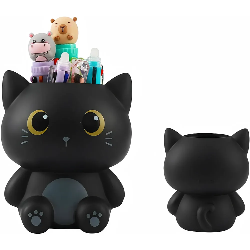 i-total 3D-Stifthalter Black Cat
