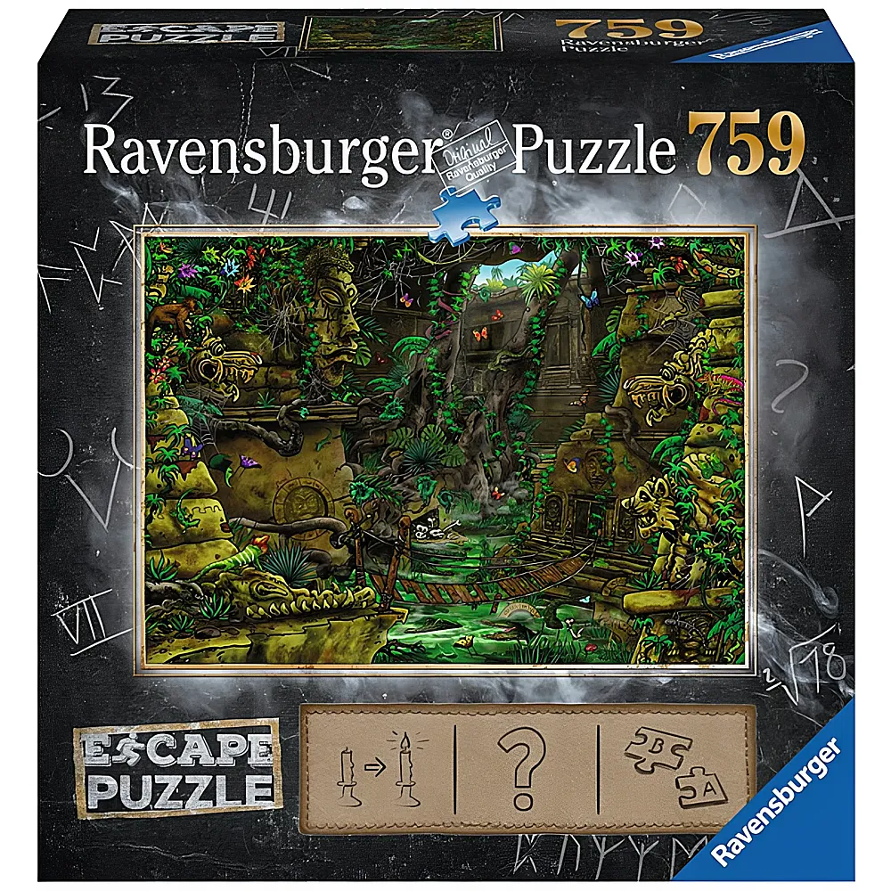 Ravensburger Puzzle Escape Tempel in Angkor Wat 759Teile