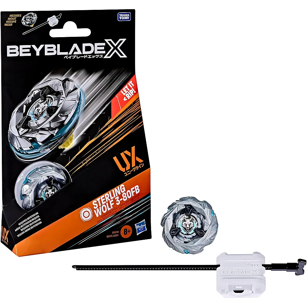 Beyblade Starter Pack Sterling Wolf 3-80FB UX