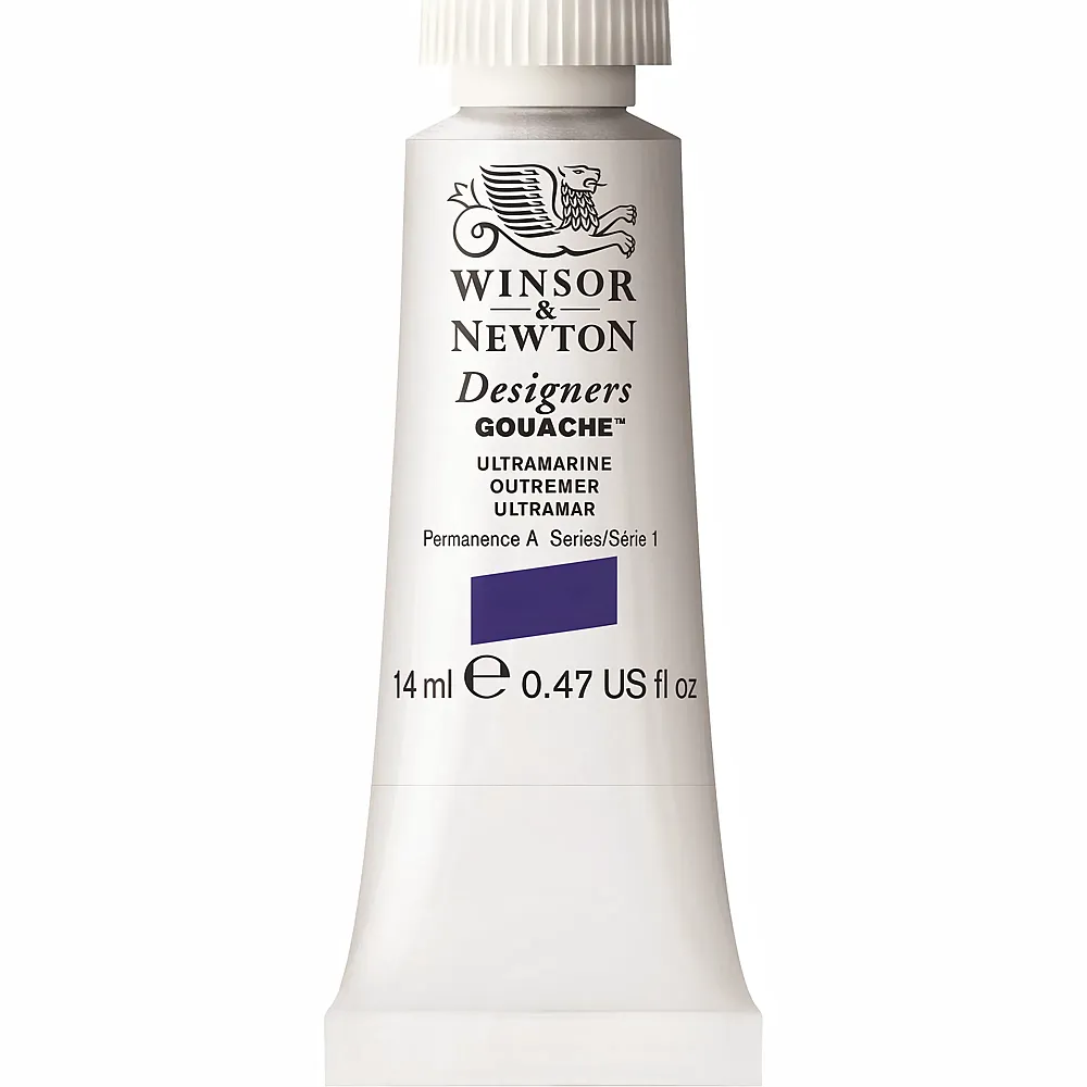 meinspielzeug - Winsor & Newton W&n Designers Gouache 14ml Tube Ultramarin