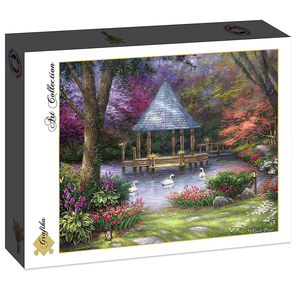 Grafika Puzzle Art Collection Chuck Pinson - Swan Pond - 2000 Teile