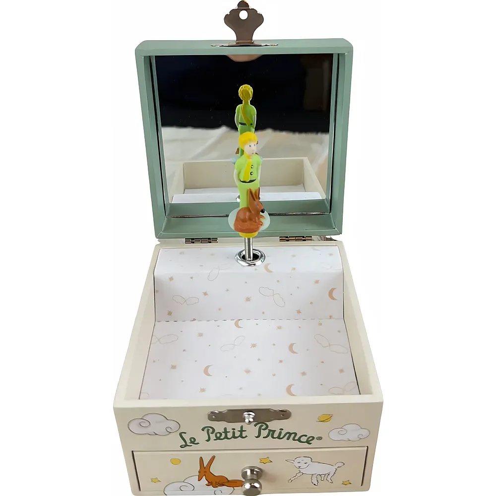 Trousselier Musikspieldose m. Schublade, Kleiner Prinz, nachtleuch.