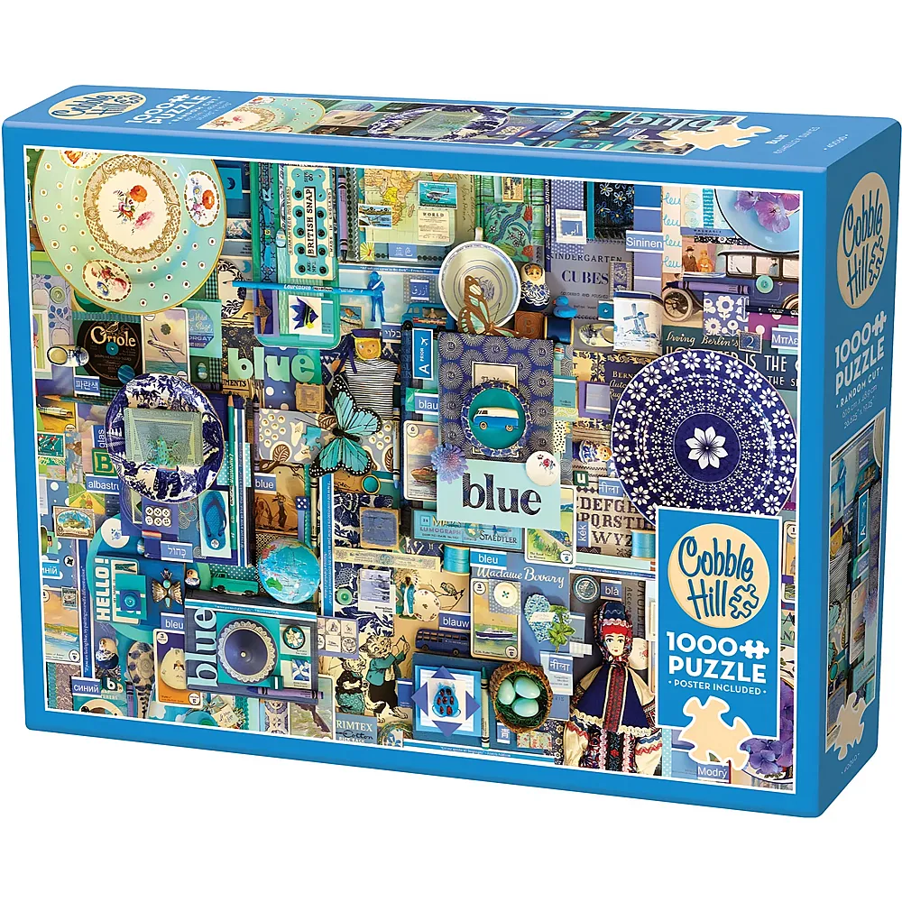 Cobble Hill Puzzle Blau - 1000 Teile