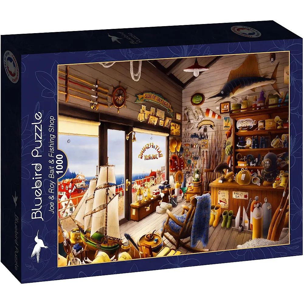 Bluebird Puzzle Joe & Roy Bait & Fishing Shop - 1000 Teile
