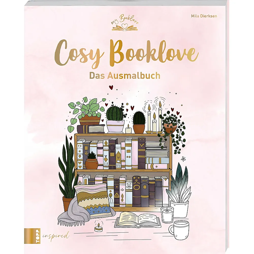 Frechverlag My Booklove: Cosy Booklove Ausmalbuch
