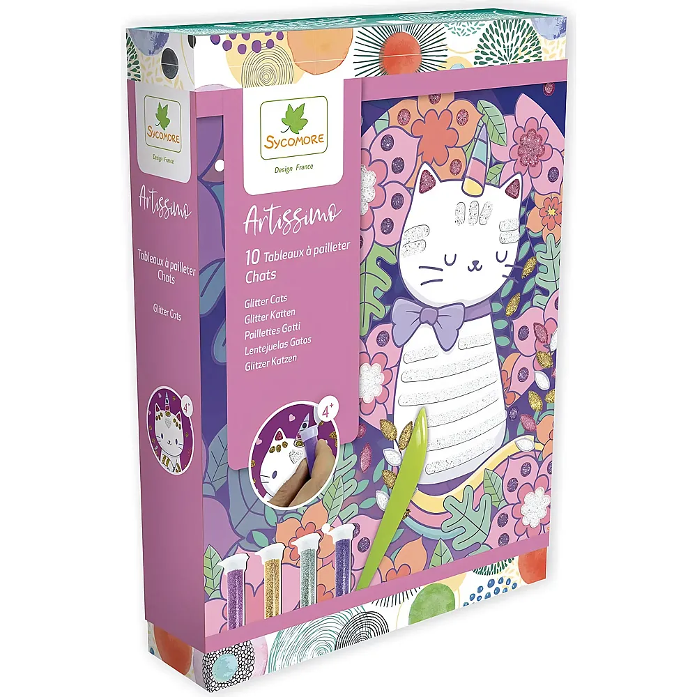 Sycomore Artissimo Glitzer Katzen