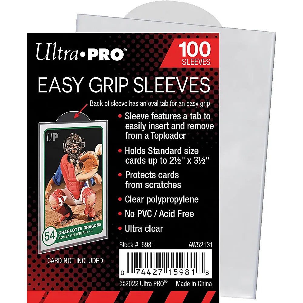 Ultra Pro 2-1/2 X 3-1/2 Easy Grip Sleeves | Sammelkarten