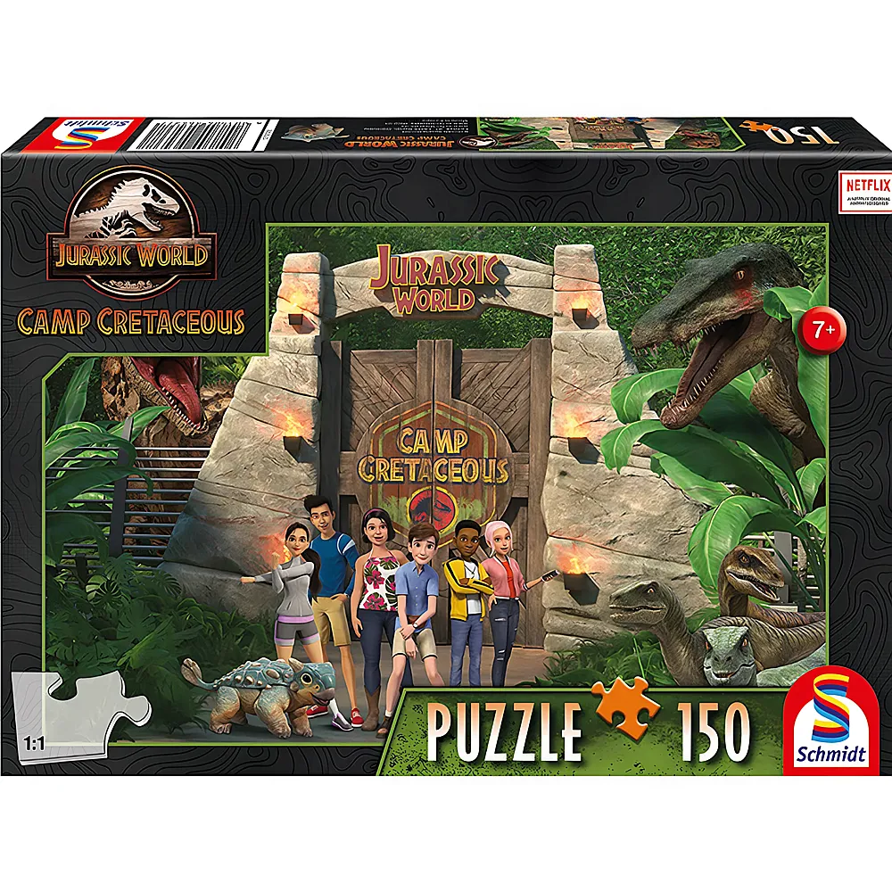 Schmidt Puzzle Jurassic World Camp Kreidezeit 150Teile
