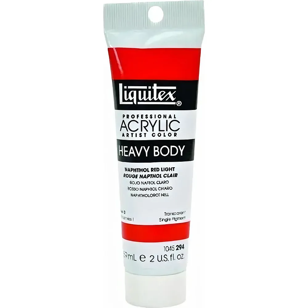 Liquitex Lqx Prof. Heavy Body Acrylfarbe 59ml Tube Naphtholrot Hell